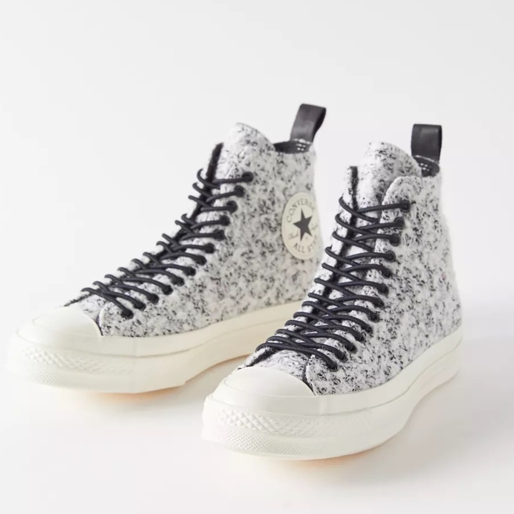 NWOB Converse Chuck 70 Boucle Wool High Top Sneaker - Picture 3 of 7